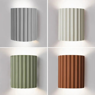 Colorful woven wall sconce installed – bohemian room decor lighting