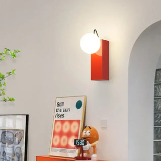 colorful red ball wall sconce LED dimmable IP65