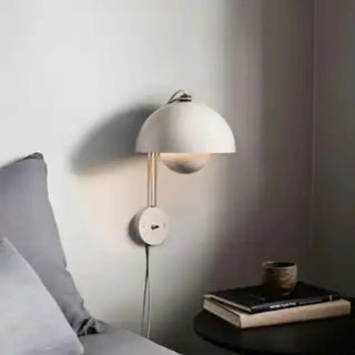 Retro dome wall sconce LED 16W white dimmable 38cm