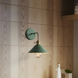 Colorful vintage wall sconce E27 green IP65 aluminum
