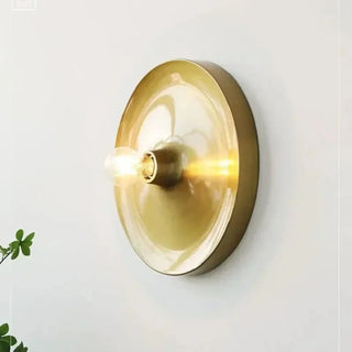 Orange metal wall sconce – E27 LED 4W contemporary