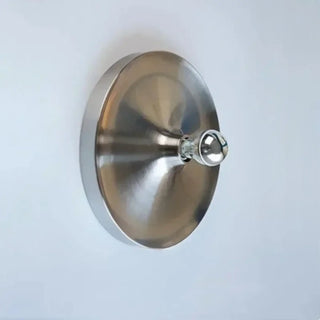 Silver chrome wall sconce E27 – S 16cm contemporary