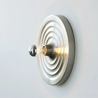 Gold chrome wall light E27 LED – M 33cm elegant