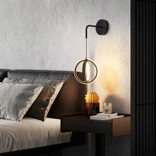 Black wall sconce G9 21W modern contemporary 17cm