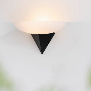 White triangle sconce G9 – IP65 contemporary 20cm