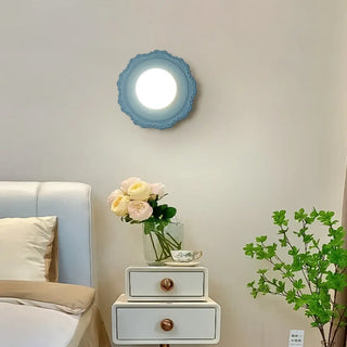 Contemporary wall sconce E27 LED 6W – blue acrylic 25cm
