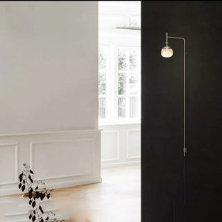 Wall sconce crystal shade – close-up fixture detail