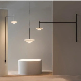 Decorative crystal wall light – dining room installation