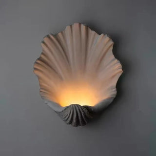 Retro shell LED wall sconce art minimalist decor