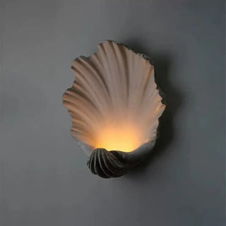 Retro shell wall light bedroom ambient LED glow