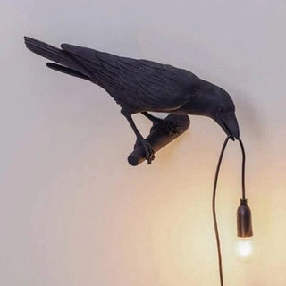 raven wall sconce black G4 LED 5W – sculptural art