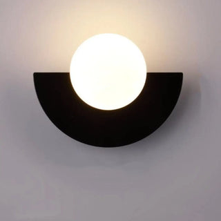 black dimmable wall sconce G4 LED 6W – modern minimalist