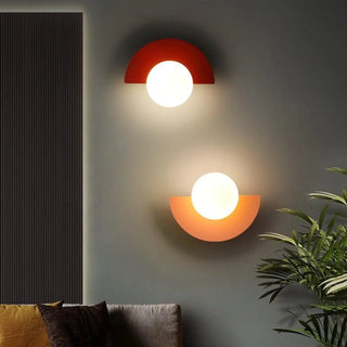 color wall sconce white dimmable – modern minimalist