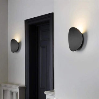 round corridor wall sconce black G4 LED 7W – modern