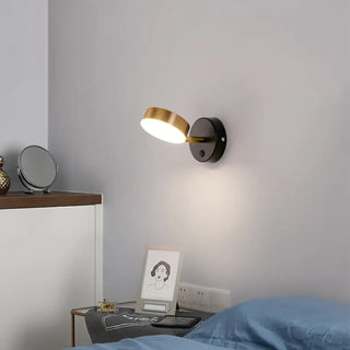 Silver adjustable cylinder wall sconce 5W LED modern art deco