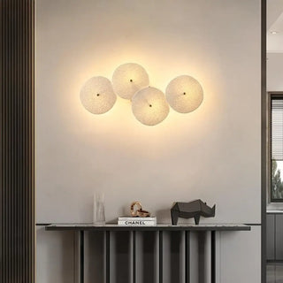 Sconcer decorative glass wall sconce close-up relief