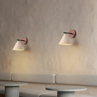 Scandinavian natural stone wall sconce E27 LED bedroom living room