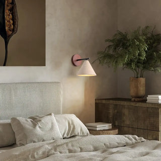 Natural stone wall sconce Scandinavian E27 LED organic texture