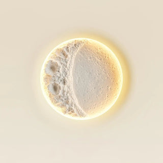 white half moon wall light G4 – large acrylic 60×60cm