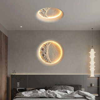 white large half moon wall sconce G4 LED – original design