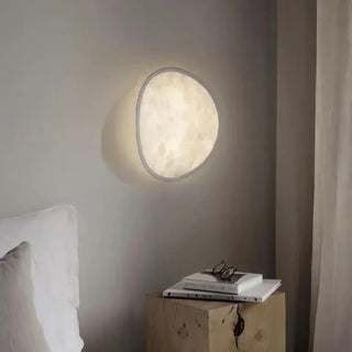 LUNIA half moon sconce close-up arc edge detail
