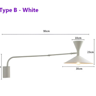 TORALA industrial style wall light directional
