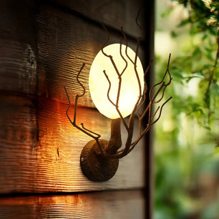 Branch design wall sconce E27 LED Scandinavian globe IP20