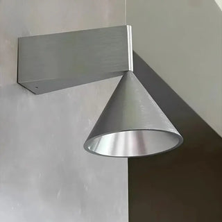 Gold cone metal wall sconce LED 12W modern