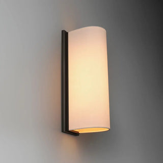 WEILIN opal glass wall light close-up warm glow