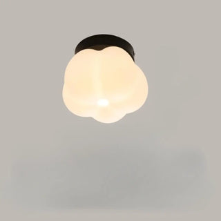 Beige pastel wall sconce G9 close-up rounded shape