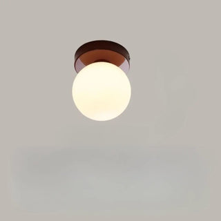Yellow rounded shade wall sconce G9 acrylic 3000K