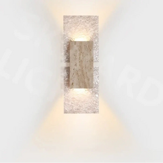 Dolomite acrylic wall sconce LED beige modern 42cm
