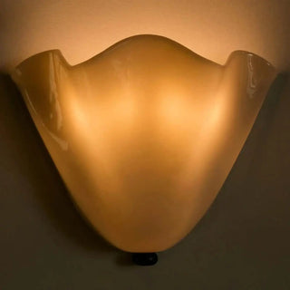 flower shaped glass wall sconce E27 – Art Deco 28×22cm