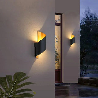 Italian design wall sconce G4 LED 10W black 10x28cm