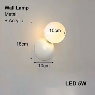 Sotor modern LED wall light hallway installed