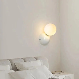 Sotor modern metal acrylic LED wall sconce – front view