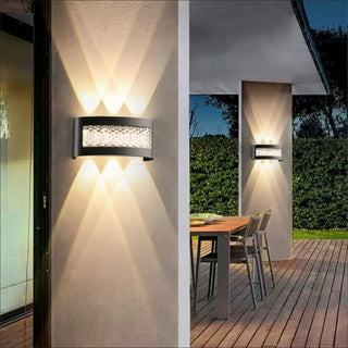 SUTYRITE black wall sconce crystal light scatter effect