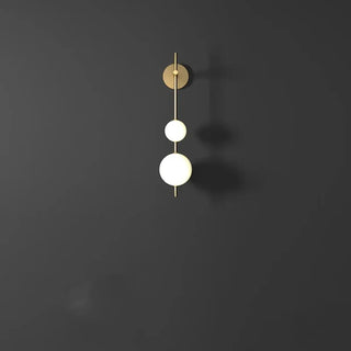 Hanging globe wall sconce LED white S 65cm modern