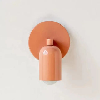 pink wall sconce E27 LED – minimalist modern accent