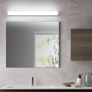 Scona minimalist white LED wall sconce – front view