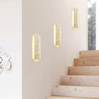 stone led wall sconce 60×9cm beige – Scandinavian IP65