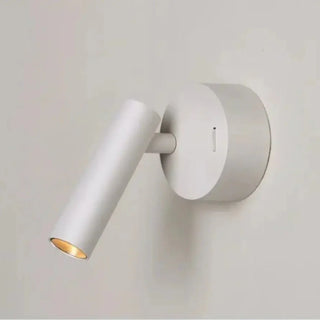 Orientable spotlight sconce white – aluminum modern