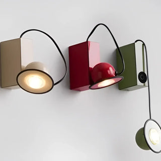 MAGNET wall sconce close-up beige metal texture
