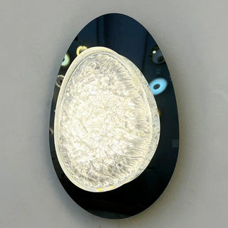 Ruralie crystal LED sconce size S 16×25 cm silver