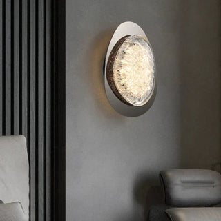 Ruralie LED wall sconce golden finish – side angle