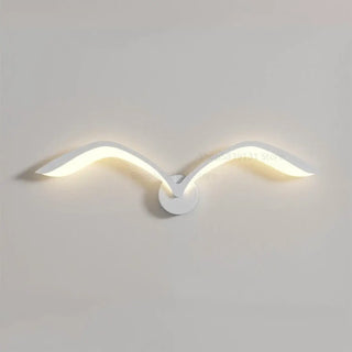 Sculptural wing wall sconce modern design E27 LED Scandinavian
