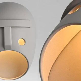 Gray LED wall sconce outdoor – IP65 E27 18×22cm decorative