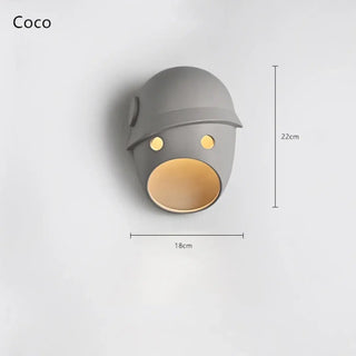Modern decorative wall sconce gray – E27 LED 3000K IP65 elegant