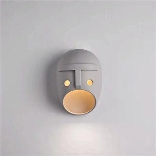 Modern gray decorative wall sconce E27 – 18×22cm IP65 acrylic