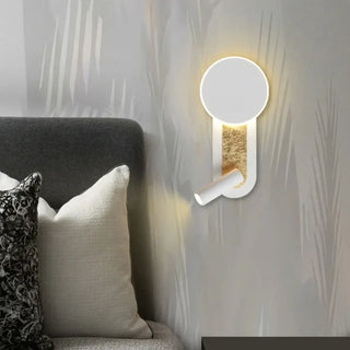 black slim LED wall sconce – modern design Scandinavian